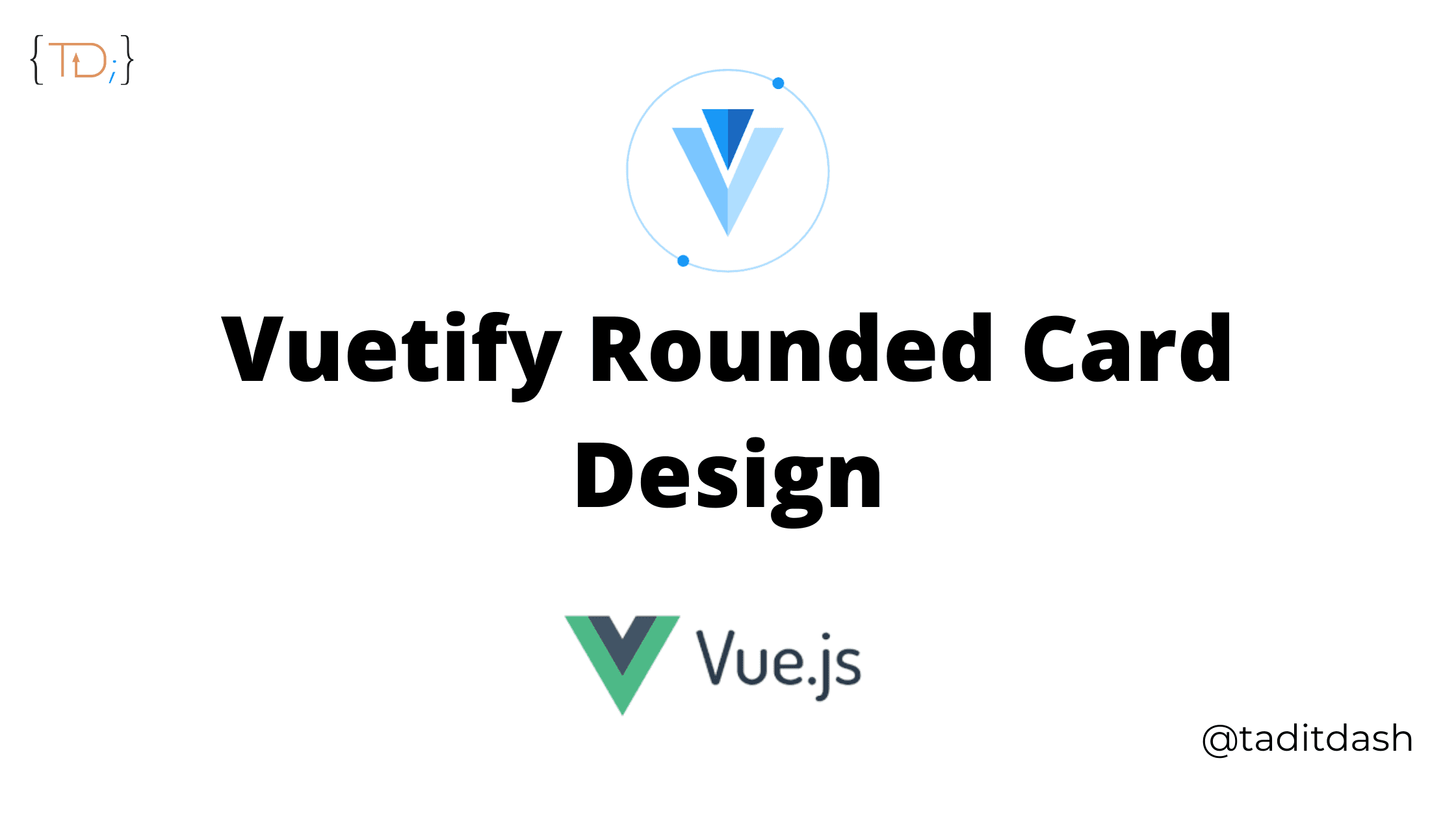 Vuetify Rounded Card Design